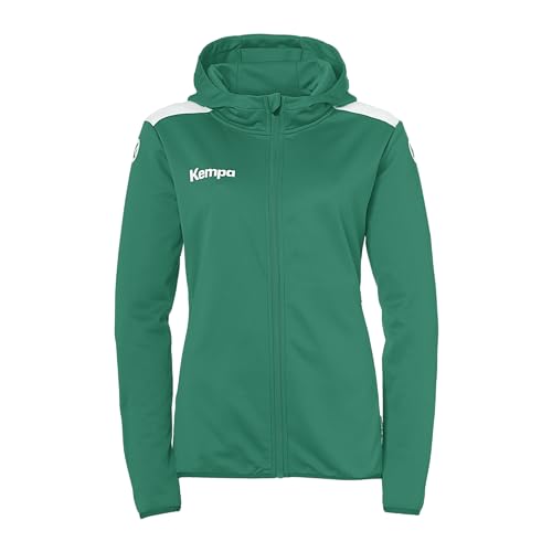 Kempa Damen Emotion 27 Kapuzenjacke Sport-Jacke, Lagune/weiß, M EU von Kempa