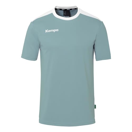 Kempa Herren Emotion 27 T-Shirt, Aqua/Weiß, S EU Kempa Herren Emotion 27 T-Shirt, Aqua/Weiß, S EU von Kempa
