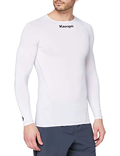 Kempa Unisex Beklædning holdsport atletisk langærmet Herren Longsleeve, Weiß, M EU von Kempa