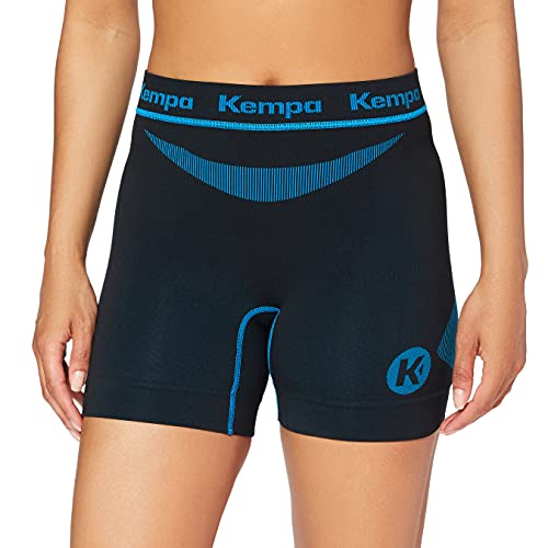 Kempa Erwachsene Bekleidung Teamsport Attitude Pro Shorts Damen, schwarz/kempablau, XS/S von Kempa