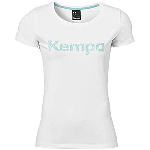 Kempa Damen Graphic T-Shirt, weiß, L von Kempa