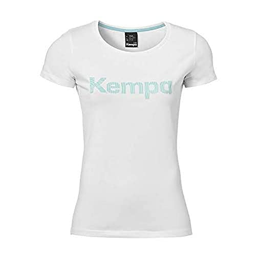 Kempa Mädchen Graphic T-Shirt, weiß, 128 von Kempa