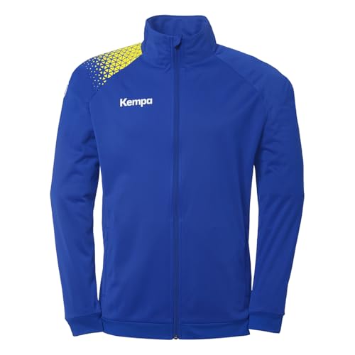 Kempa Handball Ambition 28 Poly Jacke Sport-Jacke Trainings-Jacke Ausgeh-Jacke für Herren und Jungen - ohne Kapuze mit Reißverschlusstaschen von Kempa