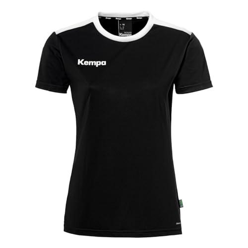 Kempa Damen Emotion 27 T-Shirt, Schwarz/Weiß, XS EU Kempa Damen Emotion 27 T-Shirt, Schwarz/Weiß, XS EU von Kempa