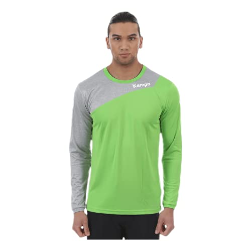 Kempa Herren Core 2.0 Langarmshirt, Hope Grün/Dark Grau Melan, 3X_l von Kempa