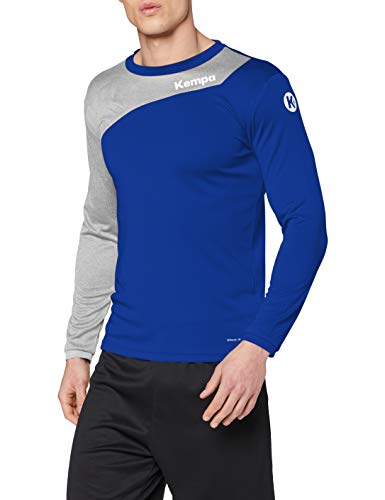 Kempa Herren Core 2.0 Langarmshirt, royal/Dark grau Melange, XL Kempa Herren Core 2.0 Langarmshirt, royal/Dark grau Melange, XL von Kempa