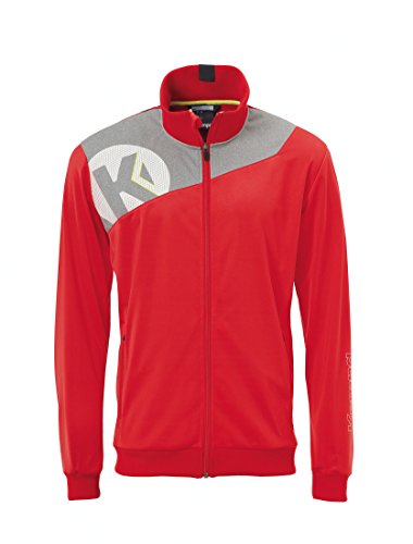 Kempa Herren Core 2.0 Poly Jacke, rot/Dark grau Melange, L Kempa Herren Core 2.0 Poly Jacke, rot/Dark grau Melange, L von Kempa