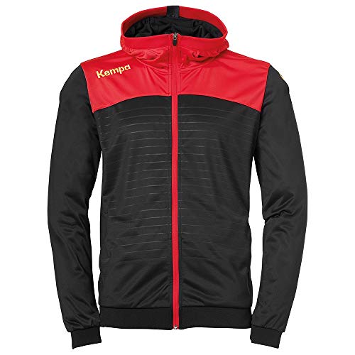 Kempa Herren Emotion 2.0 Kapuzenjacke, schwarz/Rot/Gelb, xx_l Kempa Herren Emotion 2.0 Kapuzenjacke, schwarz/Rot/Gelb, xx_l von Kempa