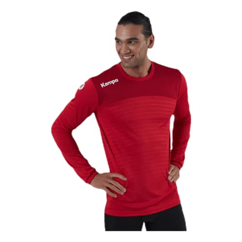 Kempa Herren Emotion 2.0 Langarmshirt Herren Longsleeve, Rot/Chilirot, S EU Kempa Herren Emotion 2.0 Langarmshirt Herren Longsleeve, Rot/Chilirot, S EU von Kempa