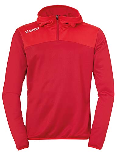 Kempa Herren Emotion 2.0 Quarter Zip Hoodie, chilirot/Rot, L Kempa Herren Emotion 2.0 Quarter Zip Hoodie, chilirot/Rot, L von Kempa