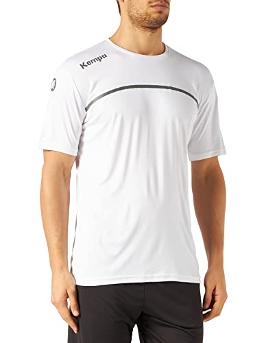 Kempa Herren Emotion 2.0 T-Shirt, weiß/Anthra, L von Kempa