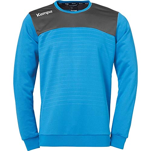 Kempa Herren Emotion 2.0 Training Top Longsleeve, kempablau/Anthra, 4XL von Kempa