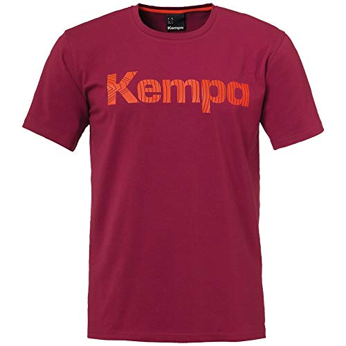 Kempa Jungen Graphic T-Shirt, deep rot, 128 Kempa Jungen Graphic T-Shirt, deep rot, 128 von Kempa