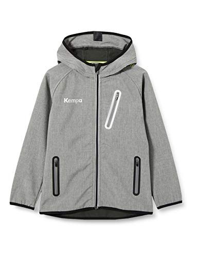 Kempa Kinder Core 2.0 Softshell Jacke, Dark grau Melange, 128 von Kempa