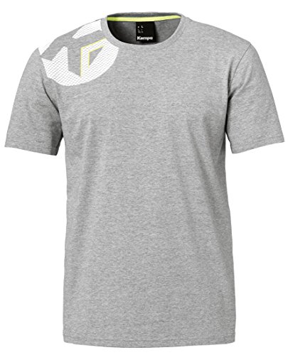 Kempa Kinder Core 2.0 T-Shirt, Dark grau Melange, 116 von Kempa