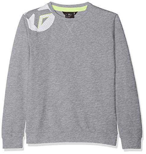 Kempa Kinder Core 2.0 Training Top Sweatshirt, Dark grau Melange, 140 von Kempa