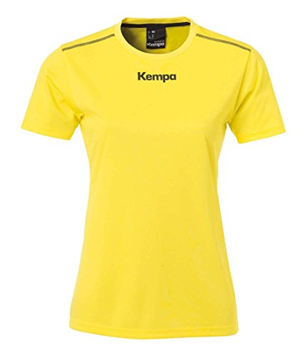 Kempa FanSport24 Kempa Handball Polyester Shirt Kurzarm Training Top Rundhals Frauen gelb Größe L von Kempa