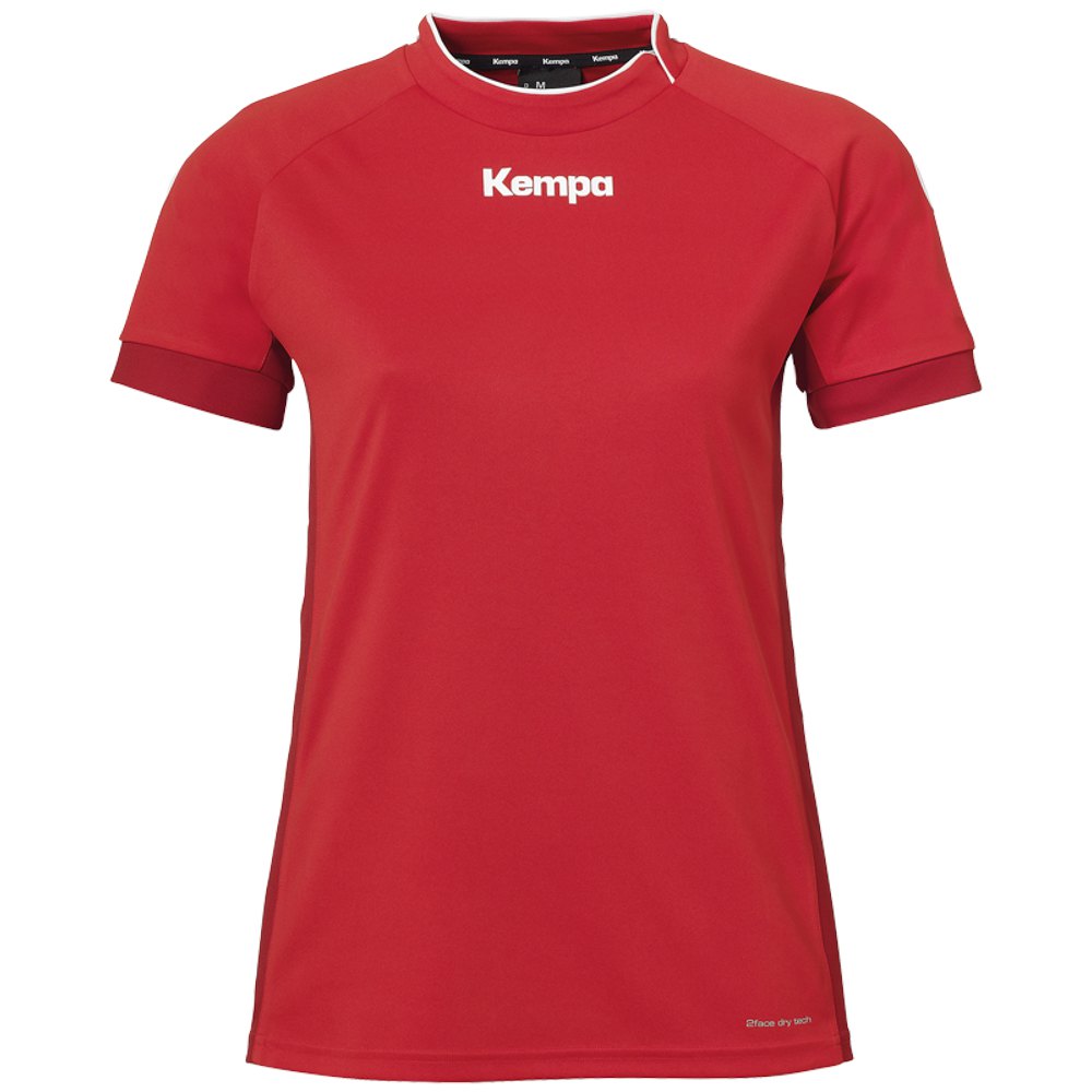 Kempa Prime Short Sleeve T-shirt Rot M Frau von Kempa