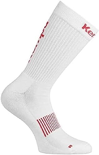 Kempa Unisex Socken Logo Classic Herren, Weiß/Rot, M EU Kempa Unisex Socken Logo Classic Herren, Weiß/Rot, M EU von Kempa