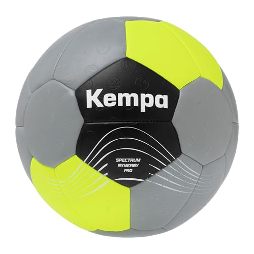 Kempa Spectrum Synergy Pro Handball für Jugend und Erwachsene - Top Spielball, 3, cool grau/Fluo gelb Kempa Spectrum Synergy Pro Handball für Jugend und Erwachsene - Top Spielball, 3, cool grau/Fluo gelb von Kempa