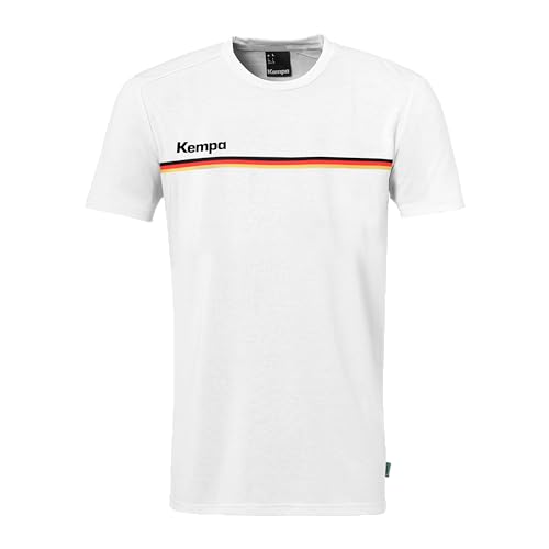 Kempa T-Shirt Team Germandy T-Shirt mit Deutschland-Muster - weiß Kempa T-Shirt Team Germandy T-Shirt mit Deutschland-Muster - weiß von Kempa
