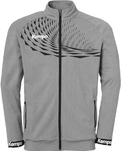 Kempa Wave 26 Poly Jacket Herren Jungen Sport Fußball Trainingsjacke Sweatshirt Jacke Sweatjacke - elastisches Trainings-Sweatshirt mit Reißverschluss,Dark Grau Melange/Anthra,116 cm Kempa Wave 26 Poly Jacket Herren Jungen Sport Fußball Trainingsjacke Sweatshirt Jacke Sweatjacke - elastisches Trainings-Sweatshirt mit Reißverschluss,Dark Grau Melange/Anthra,116 cm von Kempa