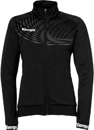Kempa Wave 26 Poly Jacket Women Damen Mädchen Sport Fußball Trainingsjacke Sweatshirt Jacke Sweatjacke - elastisches Trainings-Sweatshirt mit Reißvers, schwarz/anthra Kempa Wave 26 Poly Jacket Women Damen Mädchen Sport Fußball Trainingsjacke Sweatshirt Jacke Sweatjacke - elastisches Trainings-Sweatshirt mit Reißvers, schwarz/anthra von Kempa