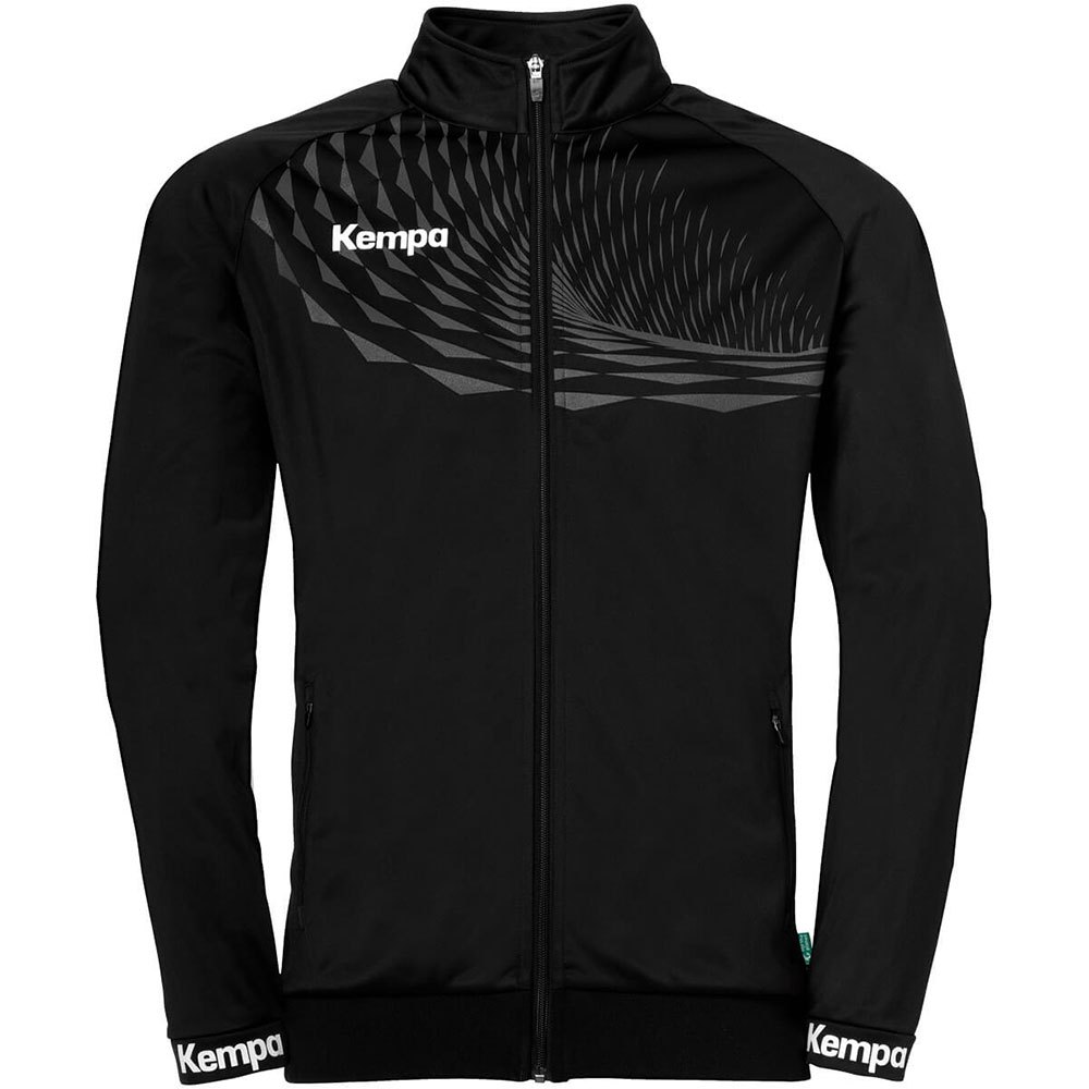 Kempa Wave 26 Poly Tracksuit Jacket Schwarz 152 cm Junge von Kempa