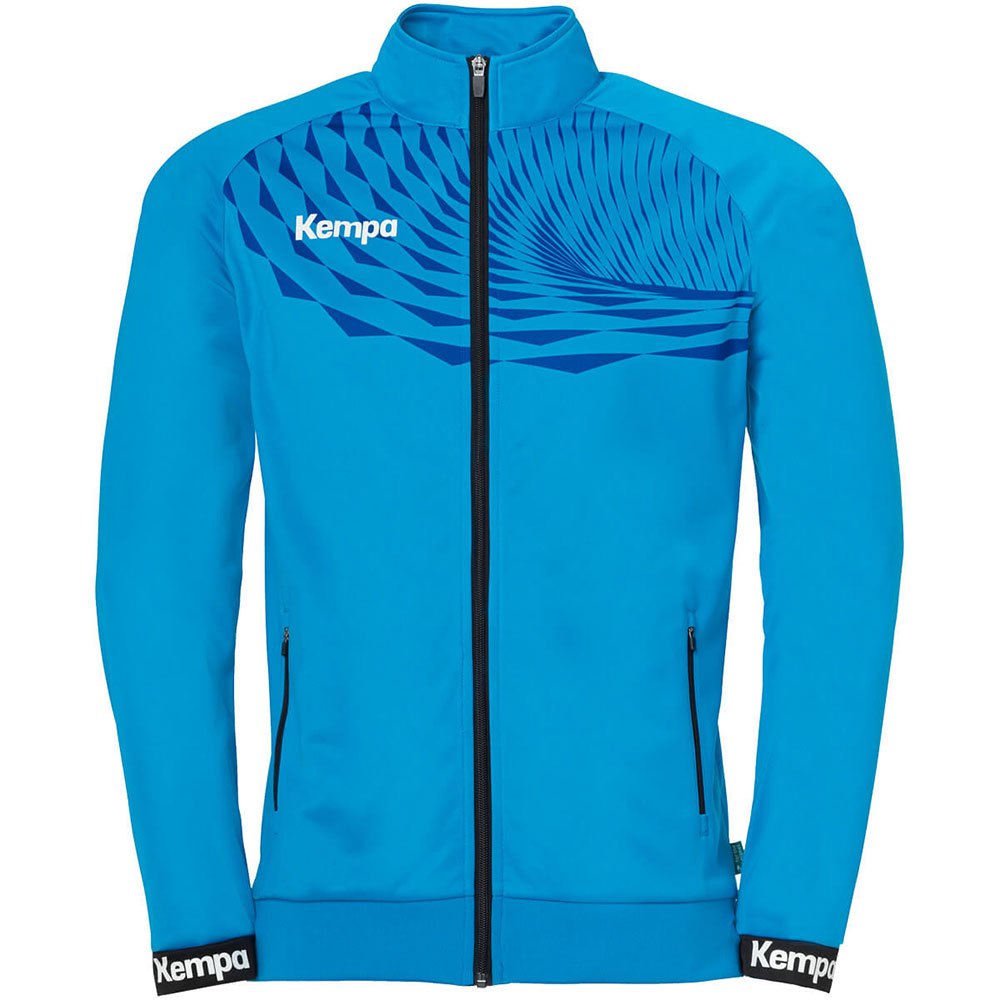 Kempa Wave 26 Poly Tracksuit Jacket Blau 164 cm Junge von Kempa