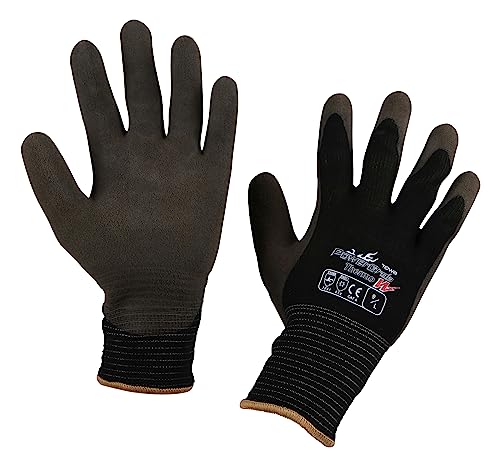 Kerbl 297585 PowerGrab Thermo Winterhandschuh W, Latex mit 2-lagig Acrylfutter, Größe: 11 von Kerbl