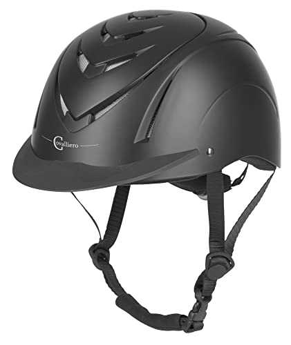 Kerbl Covalliero 32299 Reithelm Nerron VG1, Trainingshelm Tunierhelm, Schwarz 55-59 Kerbl Covalliero 32299 Reithelm Nerron VG1, Trainingshelm Tunierhelm, Schwarz 55-59 von Kerbl