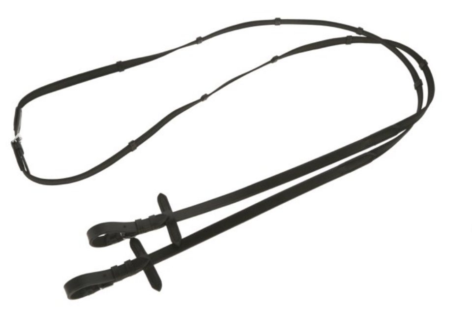Kerbl Zügel Gummizügel AntiSlip 3 m schwarz 15 mm Full 3222117, (1-tlg) von Kerbl