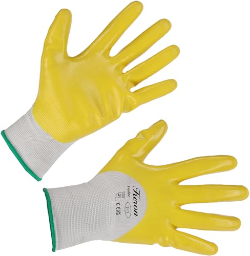 Keron Handschuh Flexline, Gr 9 Nitril, gelb Keron Handschuh Flexline, Gr 9 Nitril, gelb von Keron