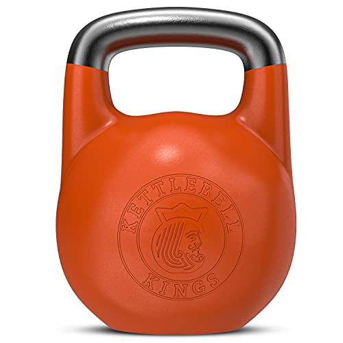 Kettlebell Kings | Competition Kettlebell Weights (8-44 KG) For Women & Men | Designed For Comfort in High Repetition Workouts | Superior Balance For Better Workouts (28 KG) von Kettlebell Kings