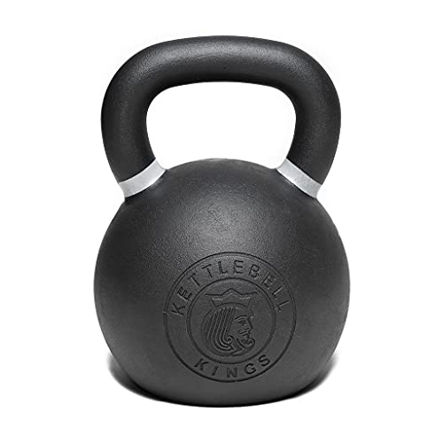 Kettlebell Kings Kugelhantel Gewichte, Pulverbeschichtung (4-48KG), Frauen & Männer, Langlebigkeit, Rostschutz, Krafttraining, Fitness, Crossfit, Hanteln, Gusseisen von Kettlebell Kings