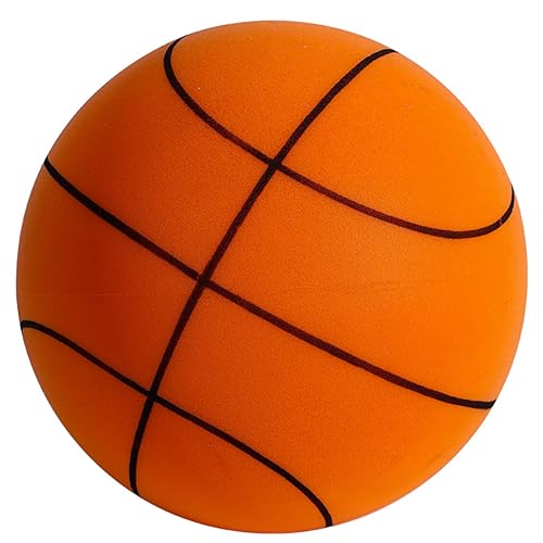 Kexpery 18/21/24 cm leiser Ball, leicht zu greifen, Größe 3/5/7, Basketball, leise, Dribble, Basketball, federnd, für Geburtstagsgeschenke für Kinder ( von Kexpery