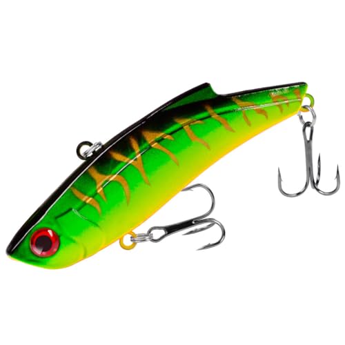 Kexpery 90 mm Rattlin VIB Angelköder, 3D-Augen, sinkend, weit auswerfender Jigging-Köder, Harter künstlicher Vibrationsköder for Bassforellen, Süßwasser Kexpery 90 mm Rattlin VIB Angelköder, 3D-Augen, sinkend, weit auswerfender Jigging-Köder, Harter künstlicher Vibrationsköder for Bassforellen, Süßwasser von Kexpery