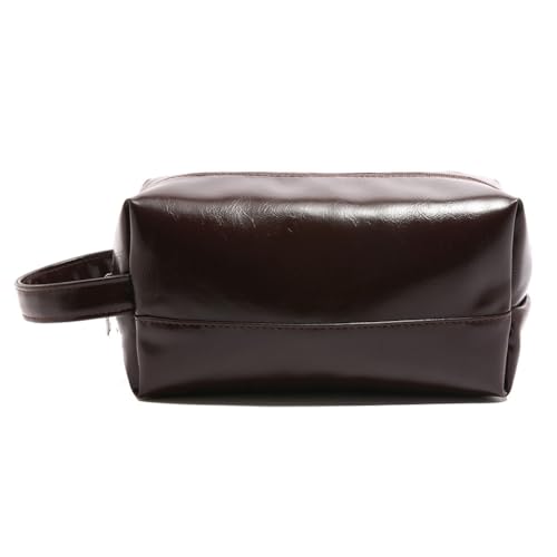 Kexpery Kosmetiktasche mit Kapazität, Make-up-Tasche, Aufbewahrungstasche, Kosmetiktasche für Damen, für den täglichen Gebrauch und, coffee, 550.00x400.00x2.00mm, Fashion von Kexpery