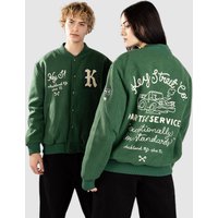 Key Street Work Varsity Jacke green von Key Street