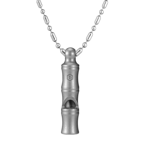 KeyUnity KA55 Titan Notfallpfeife mit Kette,Trillerpfeife Laut Notfall,Schiedsrichter Pfeife EDC Laute Signalpfeife 120db FüR Camping Im Freien, Wandern & Training KeyUnity KA55 Titan Notfallpfeife mit Kette,Trillerpfeife Laut Notfall,Schiedsrichter Pfeife EDC Laute Signalpfeife 120db FüR Camping Im Freien, Wandern & Training von KeyUnity