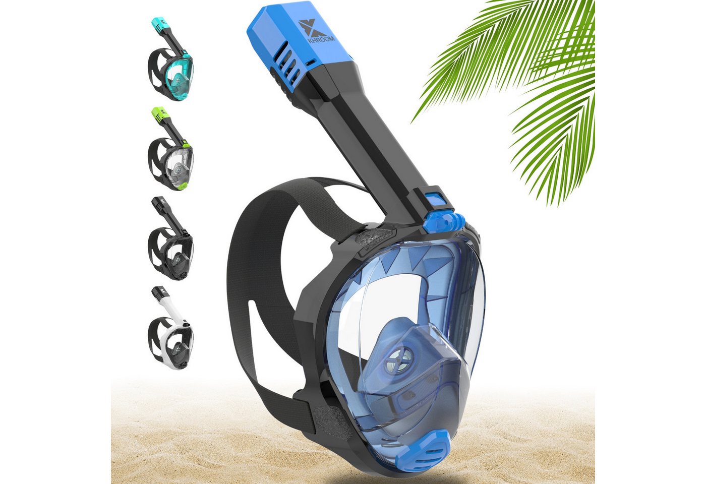 Khroom Schnorchel Schnorchelmaske Erwachsene Tauchermaske Vollgesichtsmaske Schnorcheln, Seaview Pro Khroom Schnorchel Schnorchelmaske Erwachsene Tauchermaske Vollgesichtsmaske Schnorcheln, Seaview Pro von Khroom
