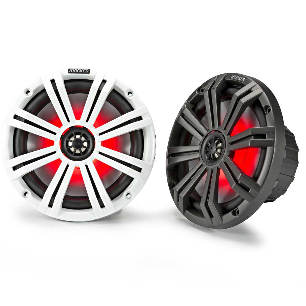 Kicker Km 8´´ Led Coaxial Speaker Weiß,Grau 300W Kicker Km 8´´ Led Coaxial Speaker Weiß,Grau 300W von Kicker