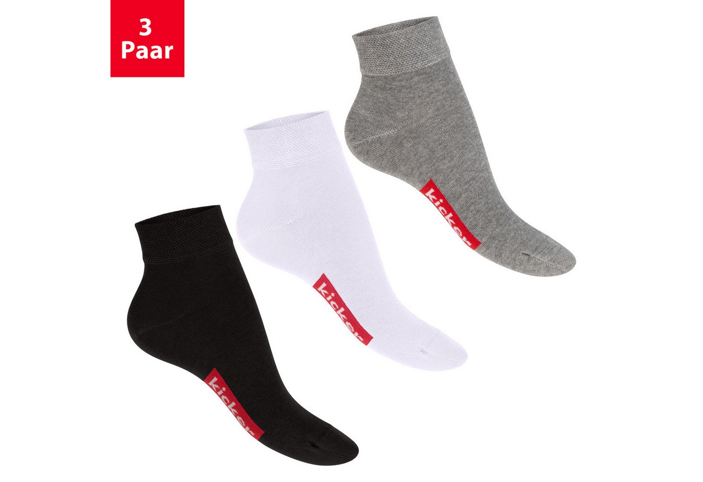 Kicker Kurzsocken Damen und Herren Sport Fan Socken kurze Baumwollsocken von Kicker