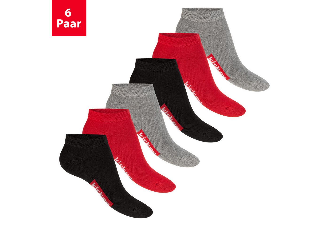 Kicker Kurzsocken Sneaker Socken für Damen und Herren aus Baumwolle von Kicker