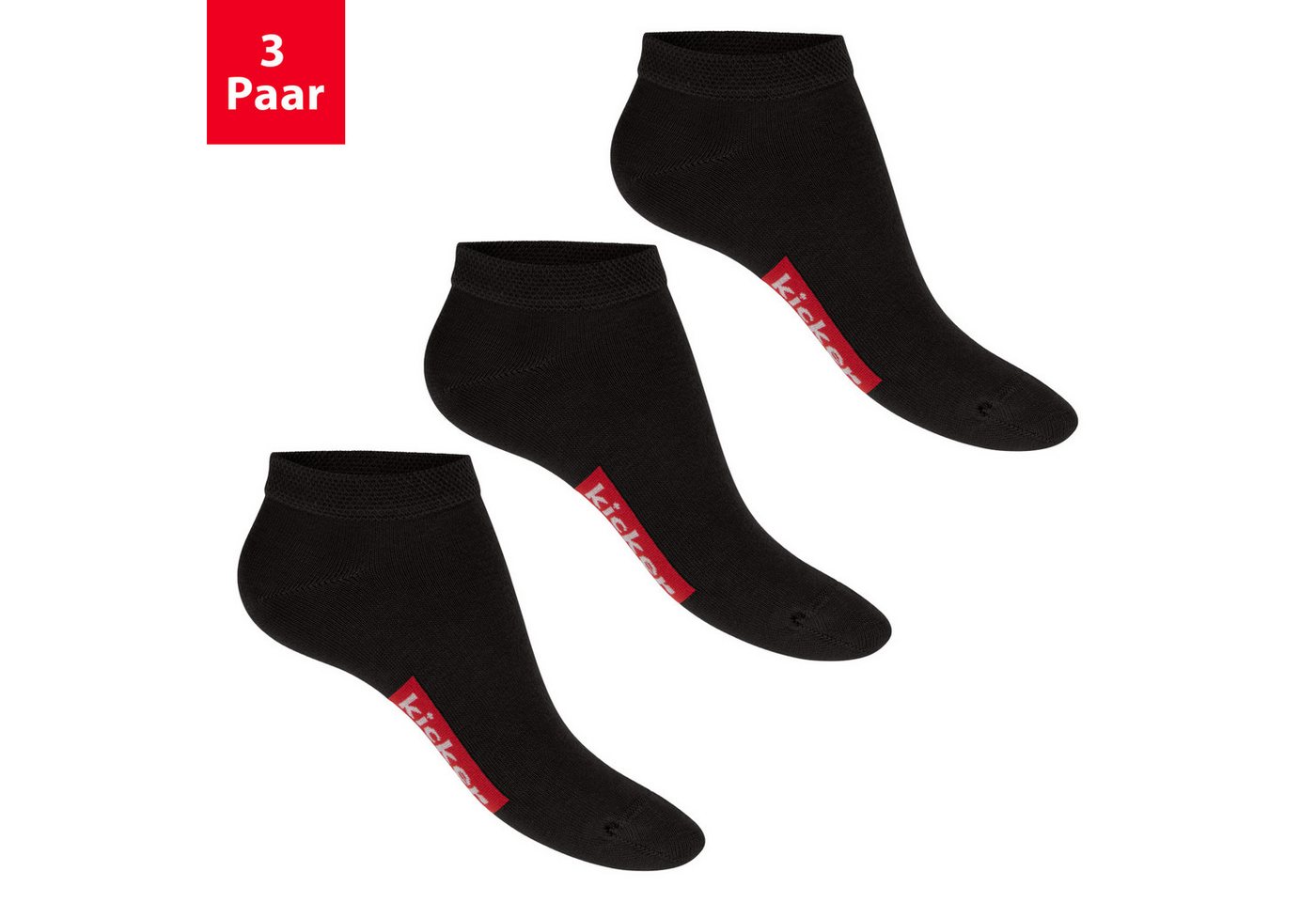 Kicker Kurzsocken Sneaker Socken für Damen und Herren aus Baumwolle Kicker Kurzsocken Sneaker Socken für Damen und Herren aus Baumwolle von Kicker