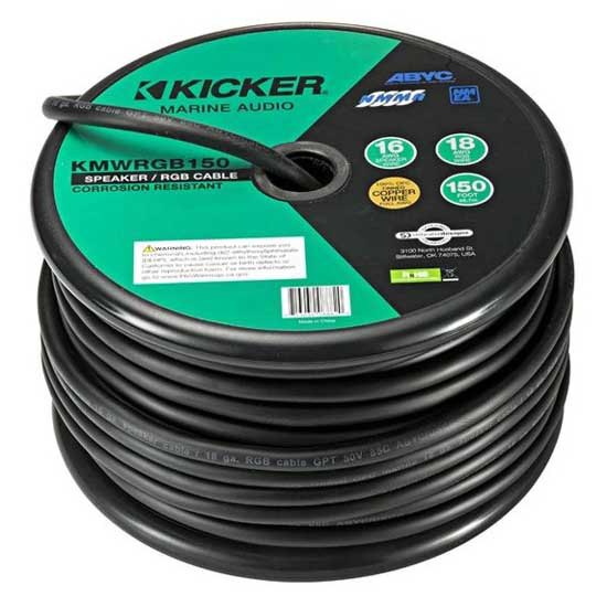 Kicker Marine Speaker/rgb Wire 50 M Schwarz Kicker Marine Speaker/rgb Wire 50 M Schwarz von Kicker