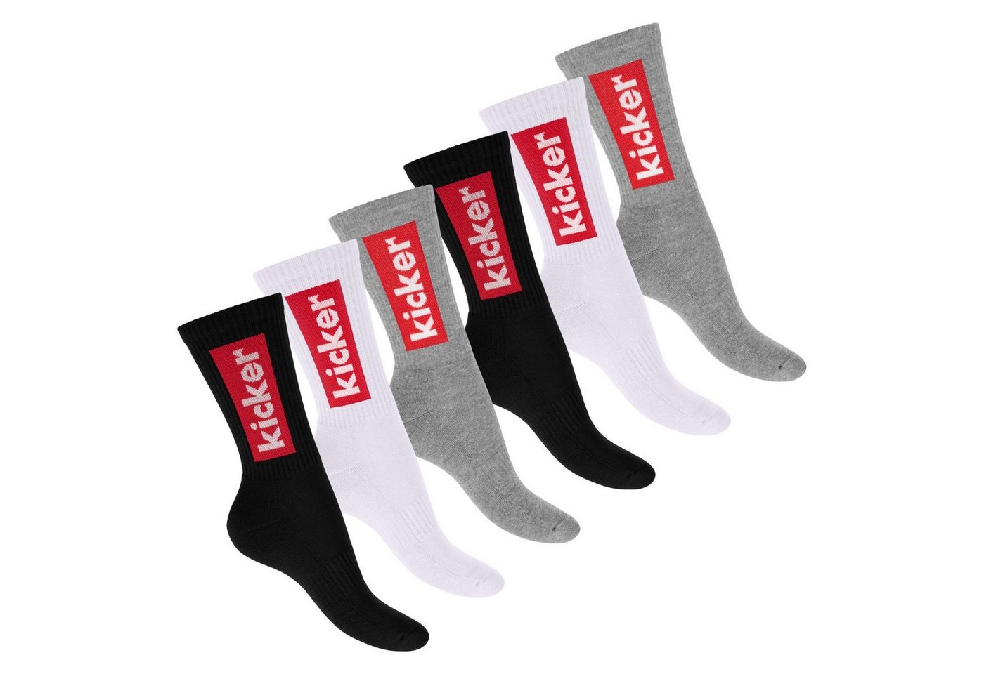 Kicker Tennissocken Crew Socks für Damen und Herren von Kicker