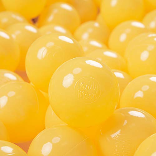 KiddyMoon 50 ∅ 7Cm Kinder Bälle Spielbälle Für Bällebad Baby Einfarbige Plastikbälle Made In EU, Gelb KiddyMoon 50 ∅ 7Cm Kinder Bälle Spielbälle Für Bällebad Baby Einfarbige Plastikbälle Made In EU, Gelb von KiddyMoon