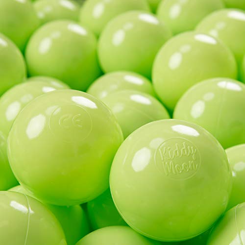 KiddyMoon 50 ∅ 7Cm Kinder Bälle Spielbälle Für Bällebad Baby Einfarbige Plastikbälle Made In EU, Hellgrün KiddyMoon 50 ∅ 7Cm Kinder Bälle Spielbälle Für Bällebad Baby Einfarbige Plastikbälle Made In EU, Hellgrün von KiddyMoon