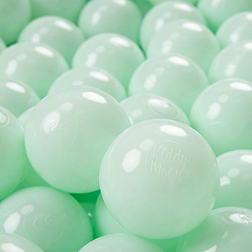 KiddyMoon 50 ∅ 7Cm Kinder Bälle Spielbälle Für Bällebad Baby Einfarbige Plastikbälle Made In EU, Minze KiddyMoon 50 ∅ 7Cm Kinder Bälle Spielbälle Für Bällebad Baby Einfarbige Plastikbälle Made In EU, Minze von KiddyMoon